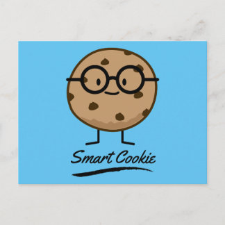 Smart Cookie Chocolate Chip Cookies Glasses Briefkaart