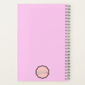 Smart Cookie, Cute Cookie met Eyeglasses Notitieboek (Achterkant)