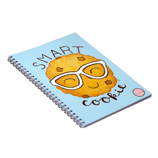 Smart Cookie, Cute Cookie met Eyeglasses Notitieboek (Rechterzijde)