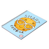 Smart Cookie, Cute Cookie met Eyeglasses Notitieboek (Linkerzijde)