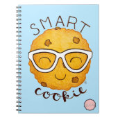 Smart Cookie, Cute Cookie met Eyeglasses Notitieboek (Voorkant)