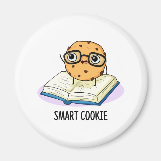 Smart Cookie Funny Chocolate Chip Cookie Pun Magneet (Voorkant)
