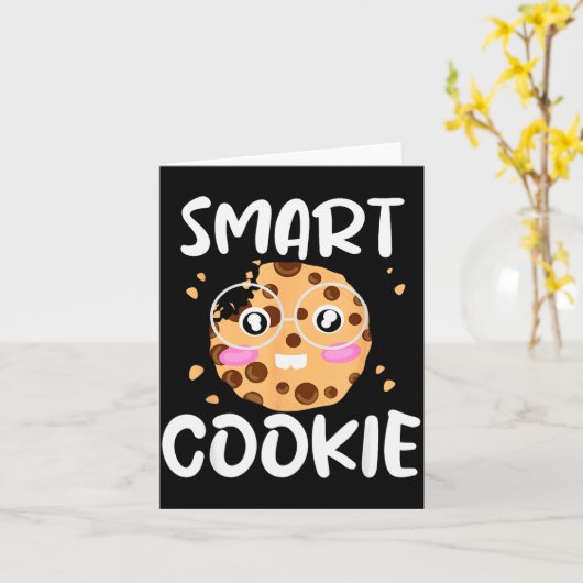 Smart Cookie - Funny Idiom Joke Tee  Kaart (Gele Bloem)