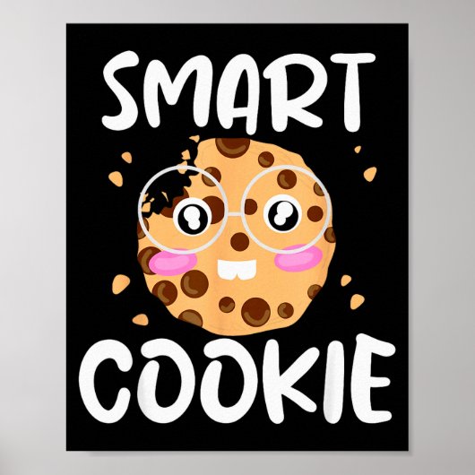 Smart Cookie - Funny Idiom Joke Tee  Poster (Voorkant)