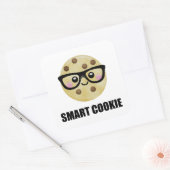 Smart Cookie Funny Vierkante Sticker (Envelop)