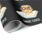 Smart Cookie Grappige Snack Pun Dark BG Cadeaupapier (Rol Hoek)