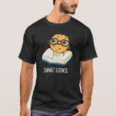 Smart Cookie Grappige Snack Pun Dark BG T-shirt (Voorkant)