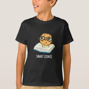 Smart Cookie Grappige Snack Pun Dark BG T-shirt