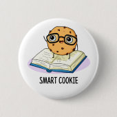 Smart Cookie Grappige Snack Pun Ronde Button 5,7 Cm (Voorkant)
