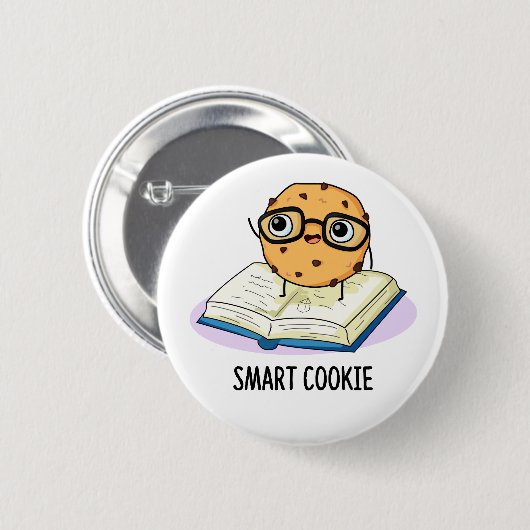 Smart Cookie Grappige Snack Pun Ronde Button 5,7 Cm (Voorkant /achterkant)