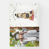 Smart Cookie Milkshake Afstuderen Foto Spandoek (Verticaal)