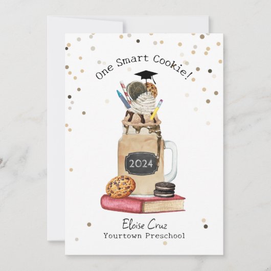 Smart Cookie Milkshake Afstuderen Kaart (Voorkant)