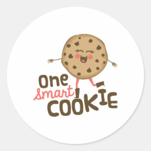 Smart Cookie Ronde Sticker