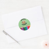 Smart Cookie Ronde Sticker (Envelop)