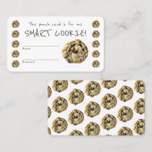 Smart Cookie Teacher Behavior Beloning Punch Kaart Visitekaartje (Voorkant / Achterkant)