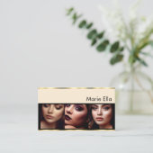 Smart Cream Yellow Gold met Logo Foto's Schoon Visitekaartje (Staand voorkant)