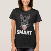 Smart Donkey Funny T-shirt (Voorkant)