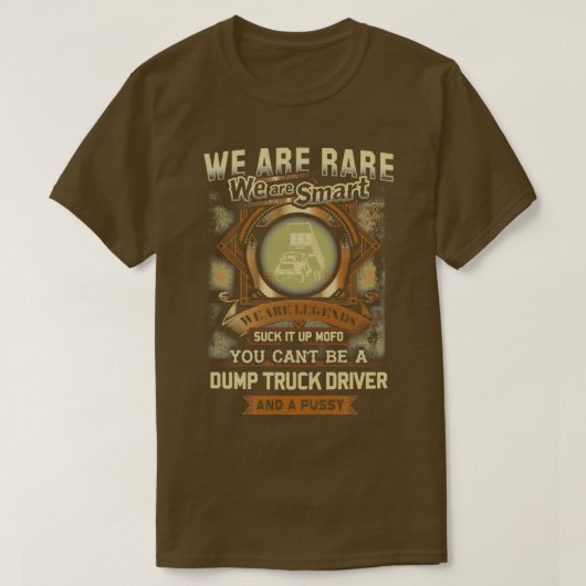 Smart Dump Truck Driver 1 T-shirt (Design voorkant)