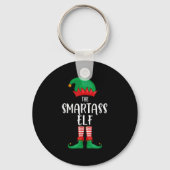 Smart Elf Christmas Party Matching Family Group Pa Sleutelhanger (Voorkant)