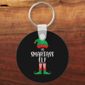 Smart Elf Christmas Party Matching Family Group Pa Sleutelhanger (Voorkant)