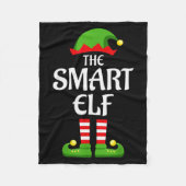 Smart Elf Family Matching Group Christmas  Fleece Deken (Voorkant)