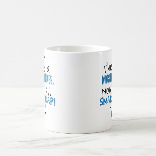 Smart en Crap Masters Degree Afstuderen Mok (Center)