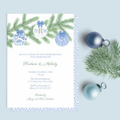 Smart Feestdagen Monogram Weddenschap Jubileum Kaart