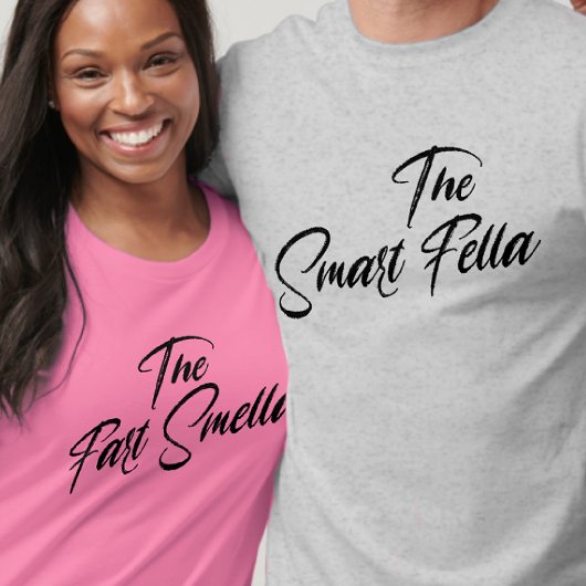 Smart Fella Shirt, Koppels Shirt, Grappig shirt