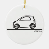 Smart Fortwo Side Keramisch Ornament (Voorkant)