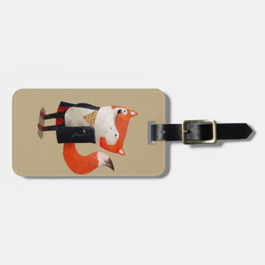 Smart Fox Bagagelabel (Voorkant horizontaal)