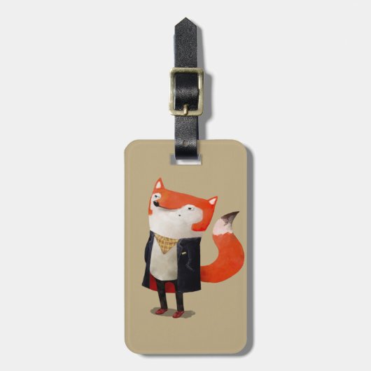 Smart Fox Bagagelabel (Voorkant verticaal)