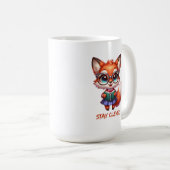 Smart Fox-Book Lover Koffiemok (Voorkant rechts)