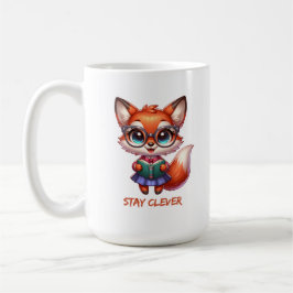 Smart Fox-Book Lover Koffiemok