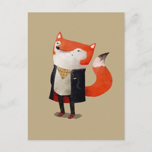 Smart Fox Briefkaart (Voorkant)