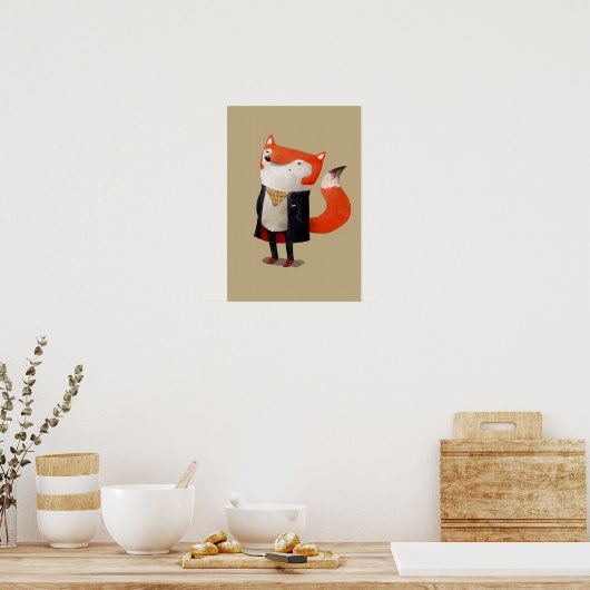 Smart Fox Poster (Keuken)