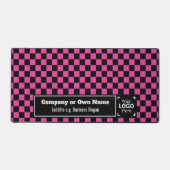 Smart Fuchsia Check: Professionele Business Brande Bureaumat (Voorkant)