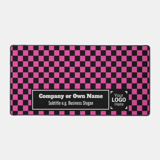 Smart Fuchsia Check: Professionele Business Brande Bureaumat (Voorkant)