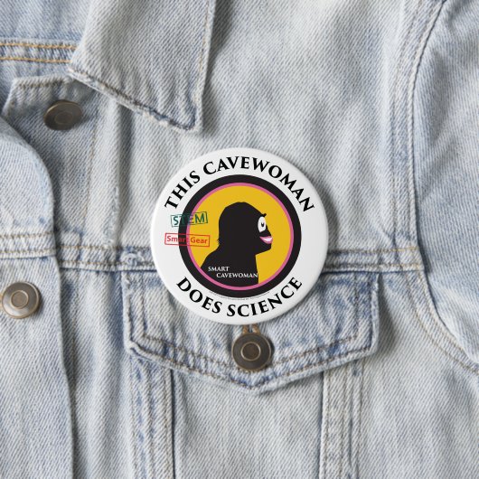 Smart Gear Science Caveoman STEM Ronde Button 7,6 Cm (In situ)