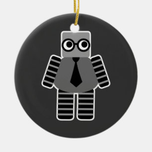 Smart Geek Robot Keramisch Ornament