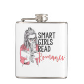 Smart Girls Lees de Romance fles Heupfles (Voorkant)