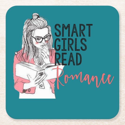 Smart Girls Lees het Onderzetter Romance (Voorkant)