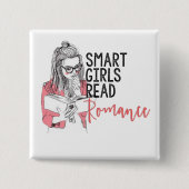 Smart Girls Lees Romance Square Button (Voorkant)