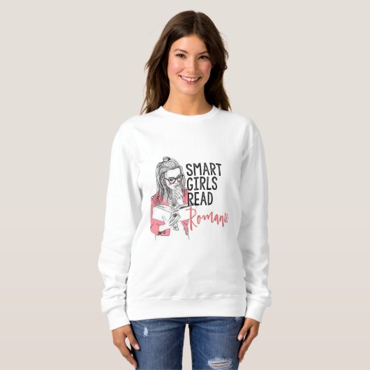 Smart Girls Lees Romance Sweatshirt (Voorkant volledig)