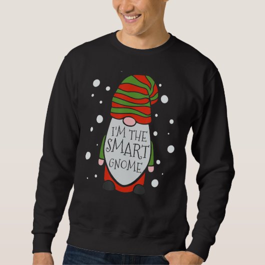 Smart Gnome Matching Family Group Funny Christma Trui (Voorkant)