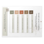 SMART Goal-Sjabloon voor effectieve planning Notitieblok (Voorkant)