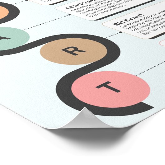 SMART Goals Business Infographic Poster (Hoek)