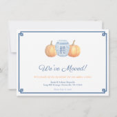 Smart Herfst Pompoen Adreswijziging Aankondiging (Voorkant)