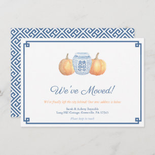 Smart Herfst Pompoen Adreswijziging Aankondiging