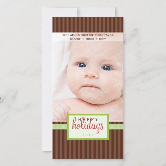 SMART HOLIDAY PHOTOCARD:: wegwijzer 2P Feestdagenkaart (Voorkant)
