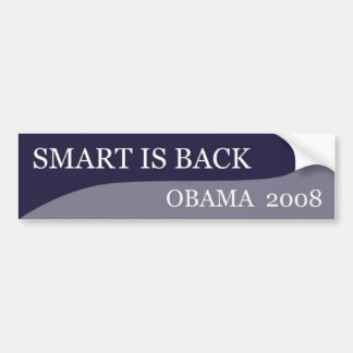 Smart is Back-Bumpersticker Bumpersticker